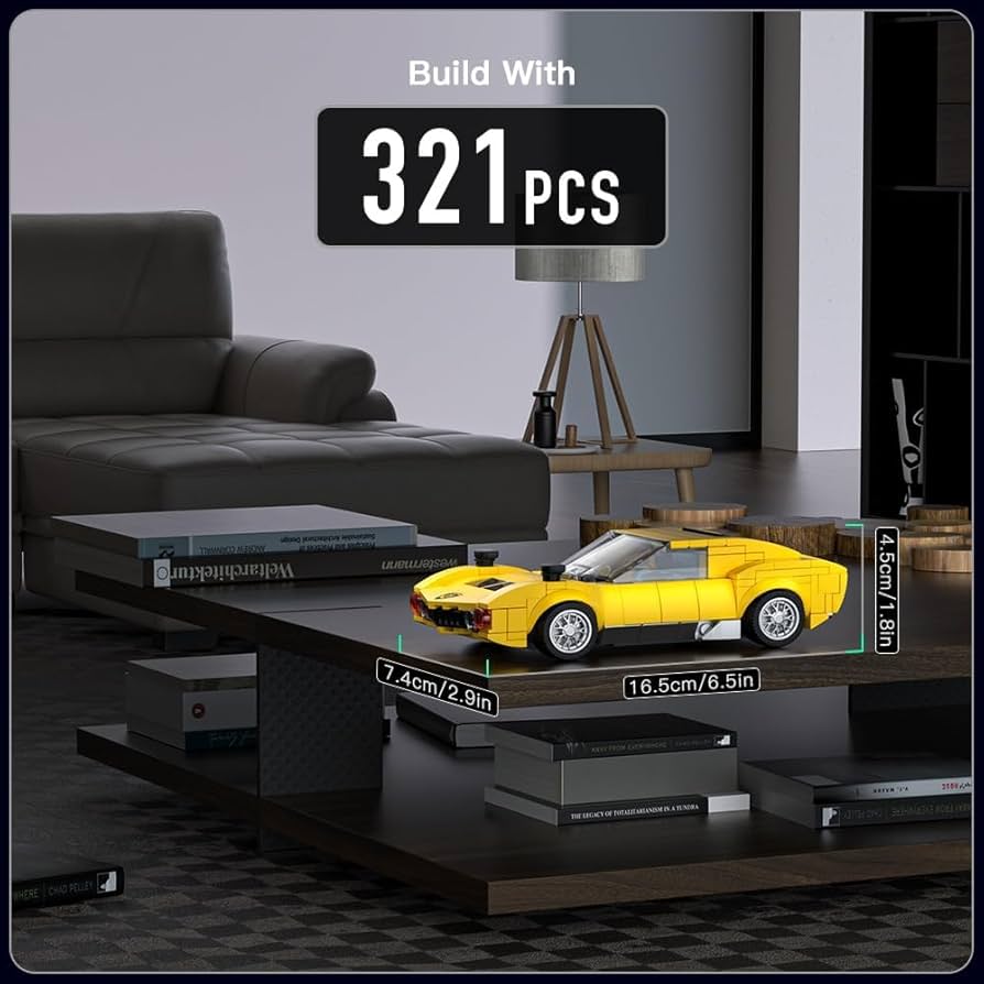 Amazon.co.jp: VGD スポーツカー 321 ピース MOC ブロックカーセット