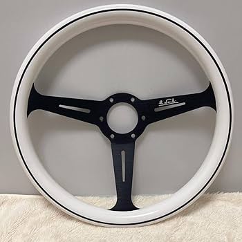 Amazon.co.jp: ナルディ ステアリング 社外 白 ホワイト ブラック