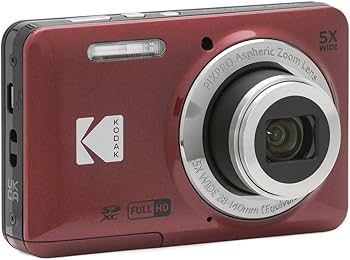 Amazon.com : Kodak PIXPRO Friendly Zoom FZ55 Digital Camera (Red