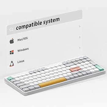 Amazon.com: nuphy Air96 V2 Wireless Mechanical Keyboard,100 Keys