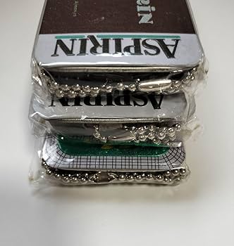 Amazon.co.jp: バイアスピリン スライド式缶ケース ピルケース