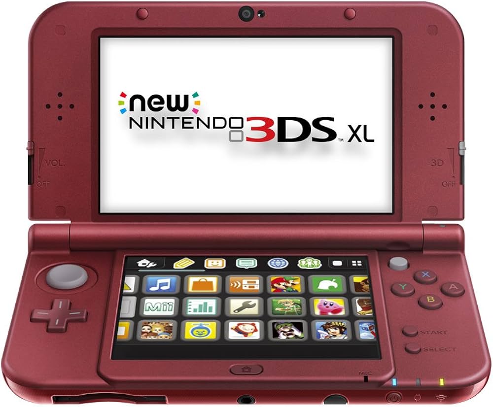 Amazon.com: New Nintendo 3DS XL - Red (Renewed) : Video Games