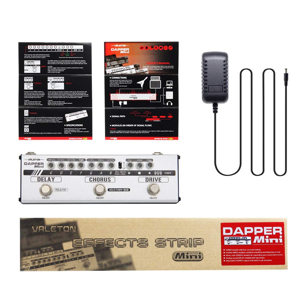 Amazon | Valeton Dapper Mini マルチエフェクター | ディストーション