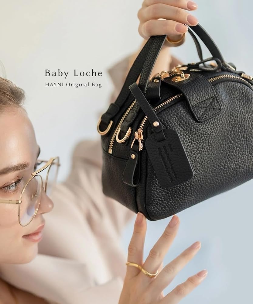 Amazon | [ヘイニ] ベイビーロシェ 本革 牛革 2way ショルダーバッグ