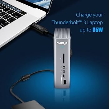 Amazon.com: CalDigit TS3 Plus Thunderbolt 3 Dock - 87W Charging