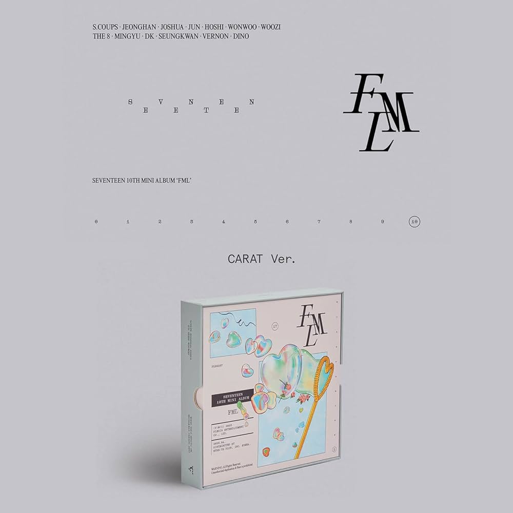 SEVENTEEN - 10th Mini Album [FML] (CARAT Ver.) Outbox + Hardcover