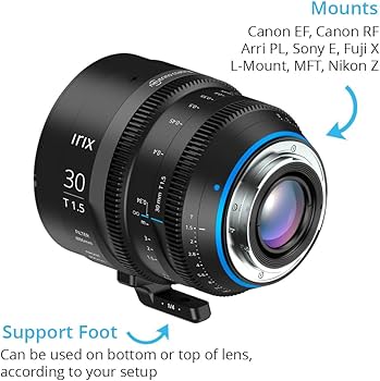 Amazon.com : Irix Cine 30mm T1.5 Cinema Lens for Canon EF Mount