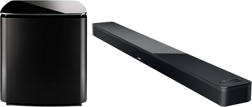 Bose Smart Wi-Fi Soundbar Ultra Black, Bundle Bass Module 700