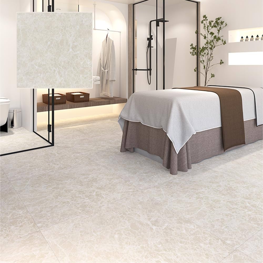 Amazon | フロアタイル 石目調 玄関 約16畳 フロアシート 防水 貼る