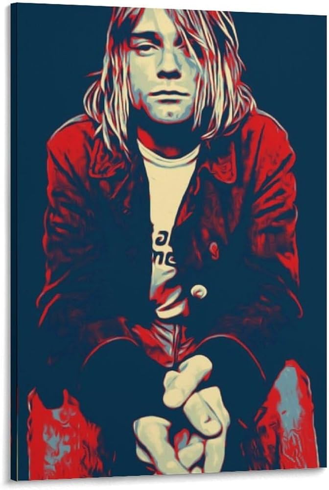 Amazon.co.jp: ニルヴァーナカートコバーン音楽ポスター 印刷 ポスター