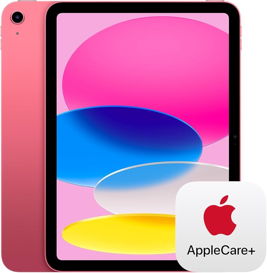 Apple 2025 iPad (Wi-Fi, 128GB) - Pink (A16) + AppleCare+ : Amazon