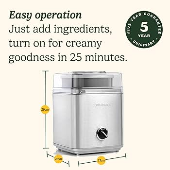 Amazon | Cuisinart ICE30 アイスクリームメーカー | Cuisinart