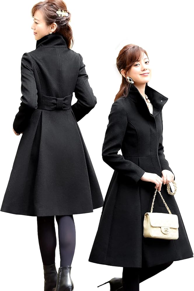 Amazon | [ルイ ルエ ブティック] バック リボン フィット フレア