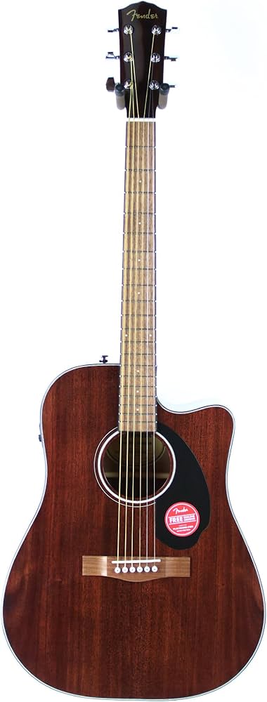 Amazon.com: Fender 961705021 CD-60SCE All Mahogany Acoustic