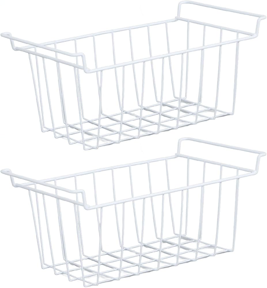 Amazon.co.jp: チェスト冷凍庫オーガナイザービン、2個の積み重ね可能