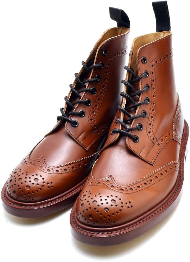 Amazon | [トリッカーズ] カントリーブーツ マロン アンティーク