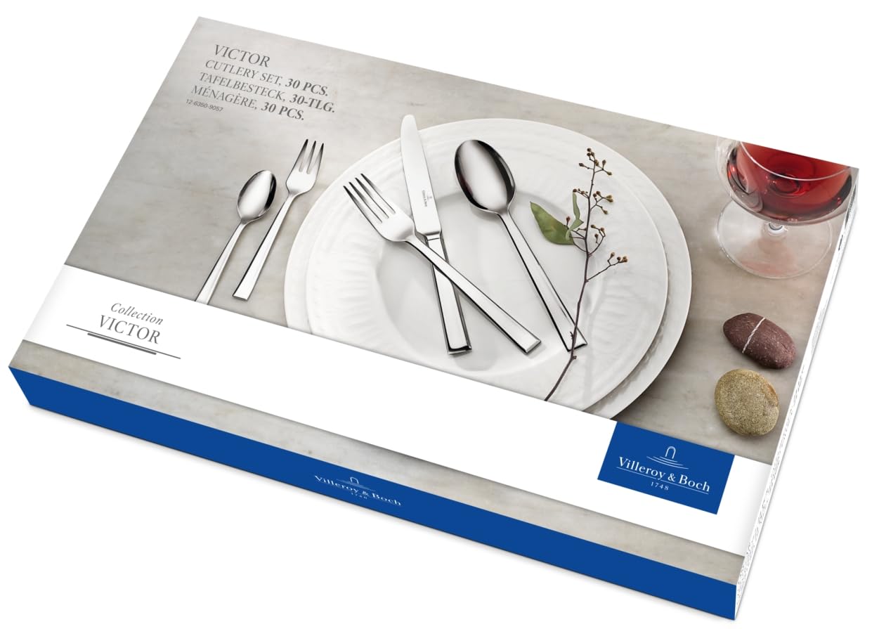 Amazon.com: Villeroy & Boch Victor 30-Piece Cutlery Set for 6
