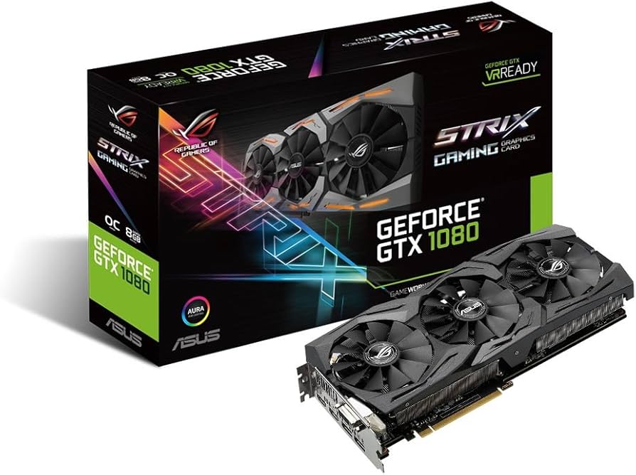 Amazon.com: ASUS GeForce GTX 1080 8GB ROG Strix Graphics Card