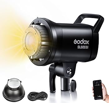 Amazon.com : Godox SL60IIBi 75W Bi-Color LED Video Light(Godox