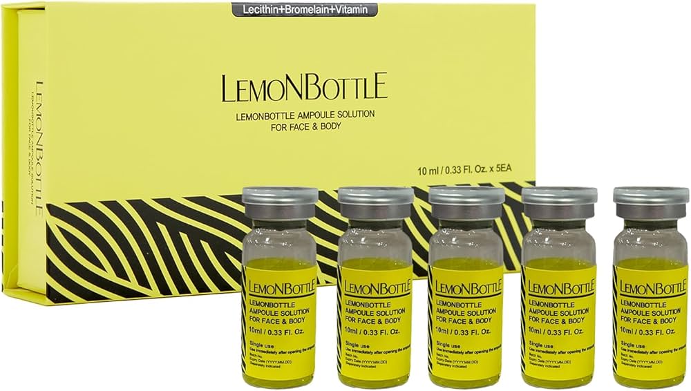 LEMONBOTTLE Ampoule Solution | 5 vials x 10ml | Lipolysis | Fat