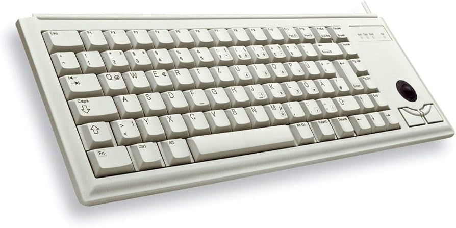 Amazon.com: Cherry G84-4420LUBEU-0 UltraSlim Compact Keyboard with