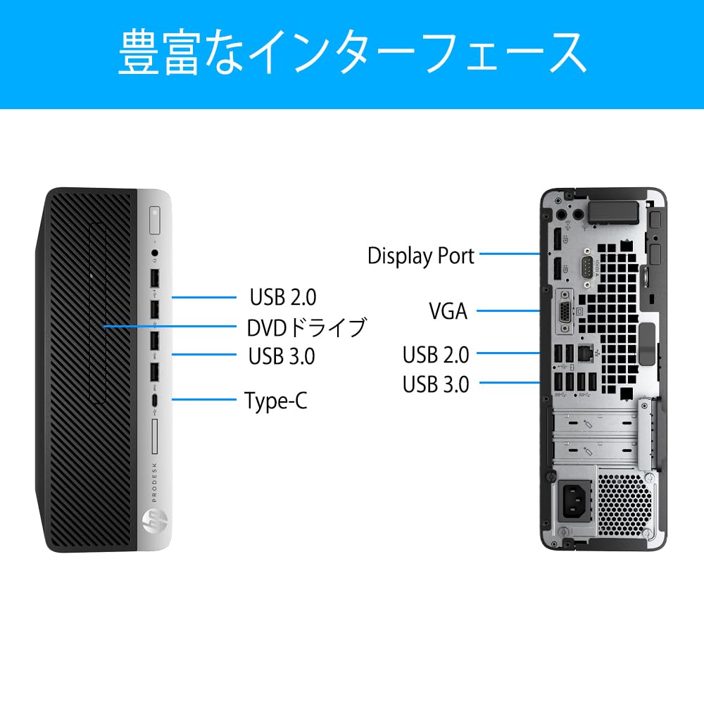 Amazon.co.jp: デスクトップパソコン HP ProDesk 600G4 SFF Windows11