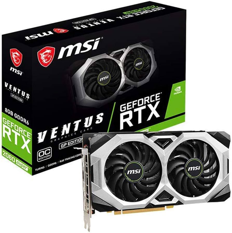 MSI Gaming GeForce RTX 2060 Super 8GB GDRR6 256-Bit HDMI/DP G-Sync