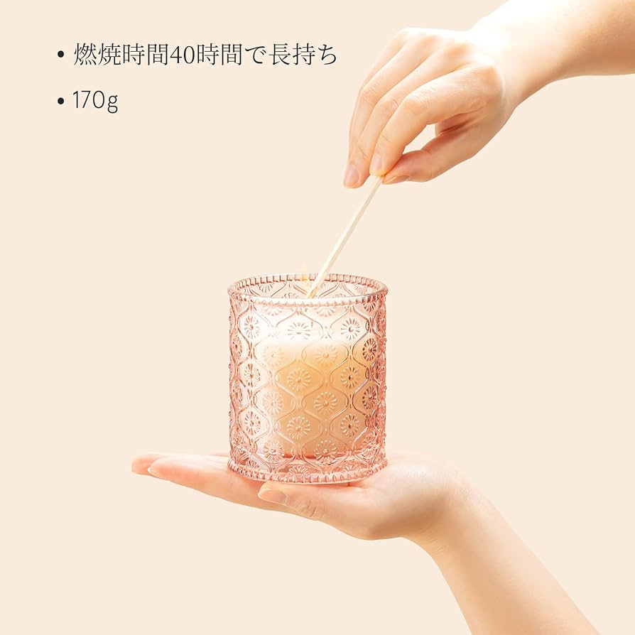 Amazon.co.jp: LA JOLIE MUSE アロマキャンドル サクラの香り