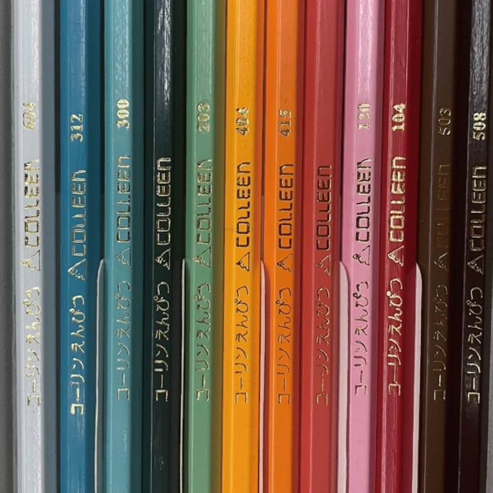 Amazon | mizutama✕コーリン鉛筆12色入り 六角色鉛筆 第2弾 | 色鉛筆