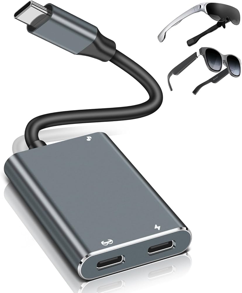 Amazon.co.jp: USB C to xreal hub/充電/プレイ アダプター/XREAL Air
