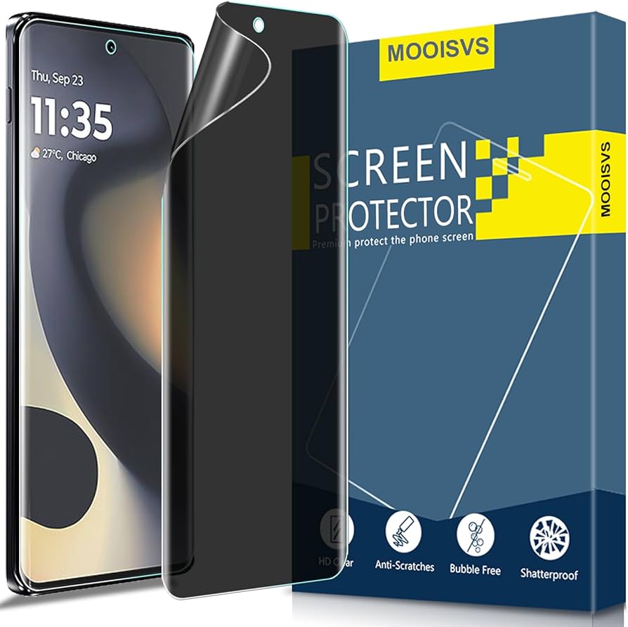 Amazon.com: MOOISVS 2Pack for Motorola Edge 2024 Privacy Tempered
