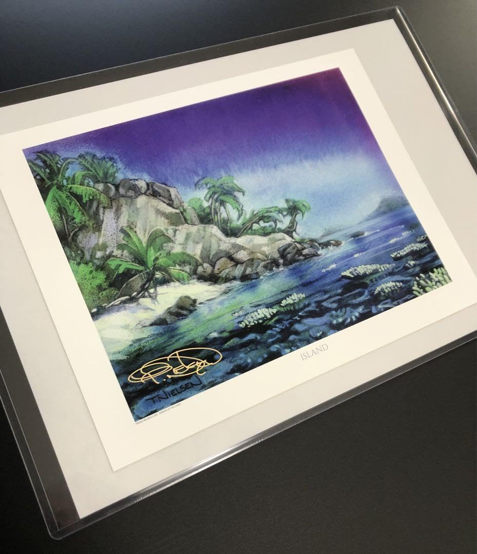 Amazon.co.jp: アートプリント 複製原画 ニールセン氏直筆サイン入り