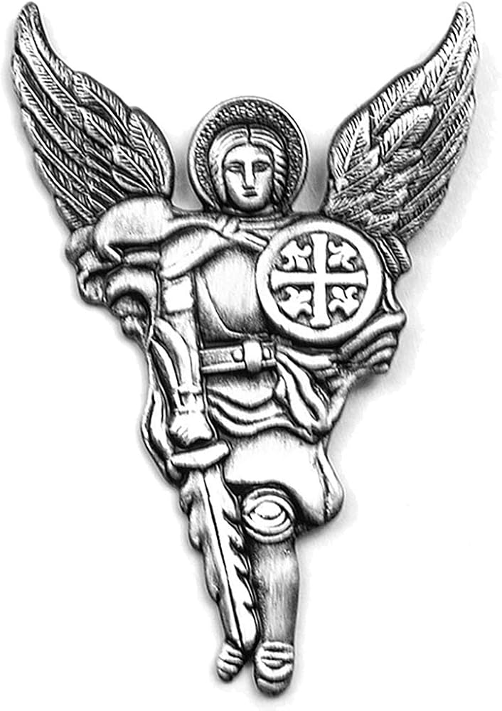 Amazon.com: VENICEBEE® Archangel St. Michael Saint Shield Cross