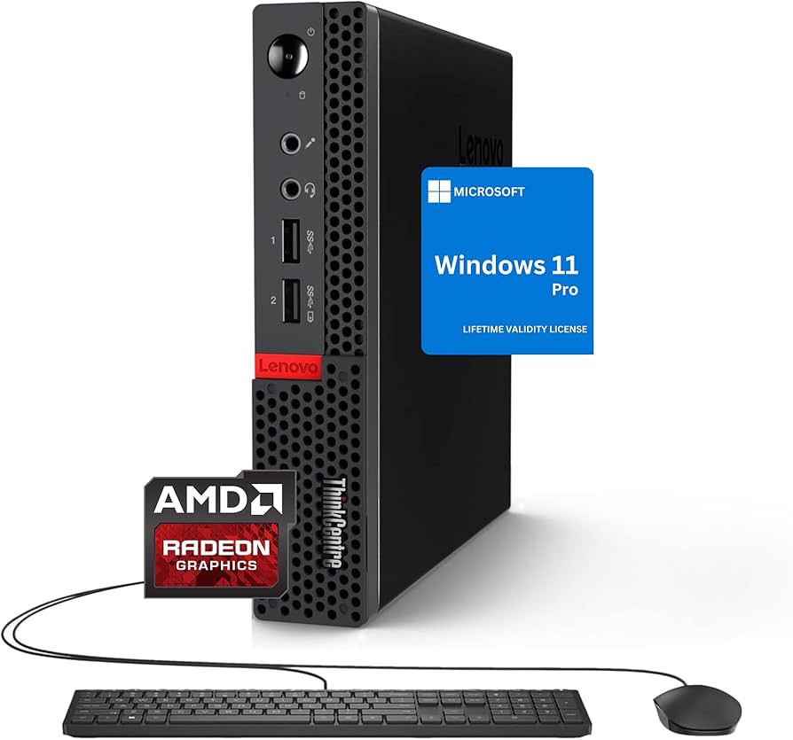 Amazon.com: Lenovo ThinkCentre Mini Business Desktop, AMD Dual