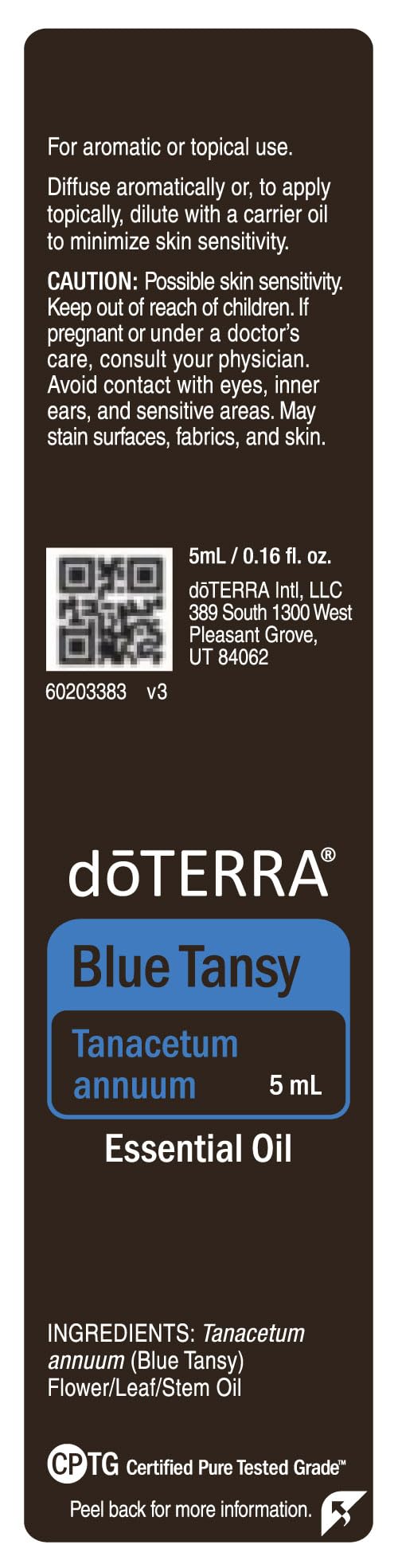 Amazon.com: doTERRA Blue Tansy Essential Oil - 5 mL : Health