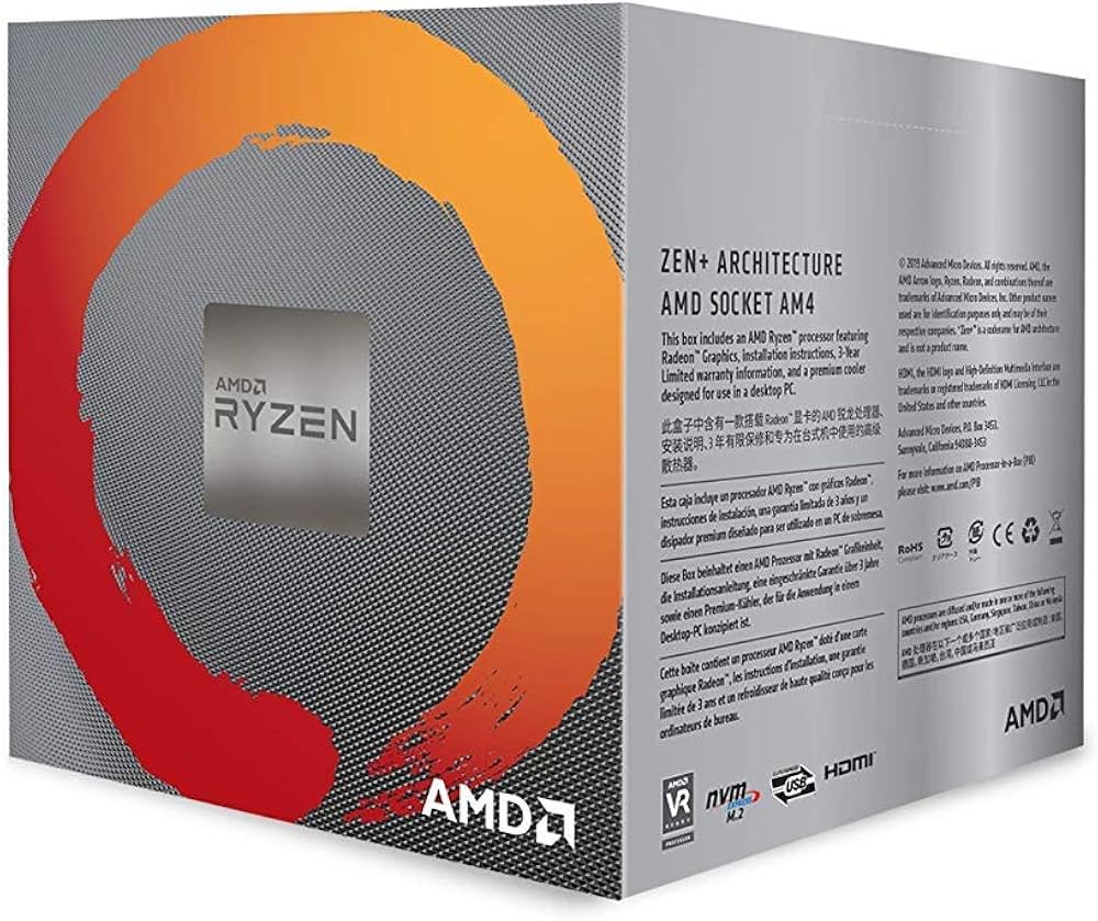 Amazon | AMD Ryzen 5 3400G With Wraith Stealth cooler 3.7GHz 4コア