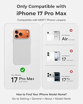 Amazon.com: MOFT for iPhone 17 Pro Max Case- MOVAS Snap Case