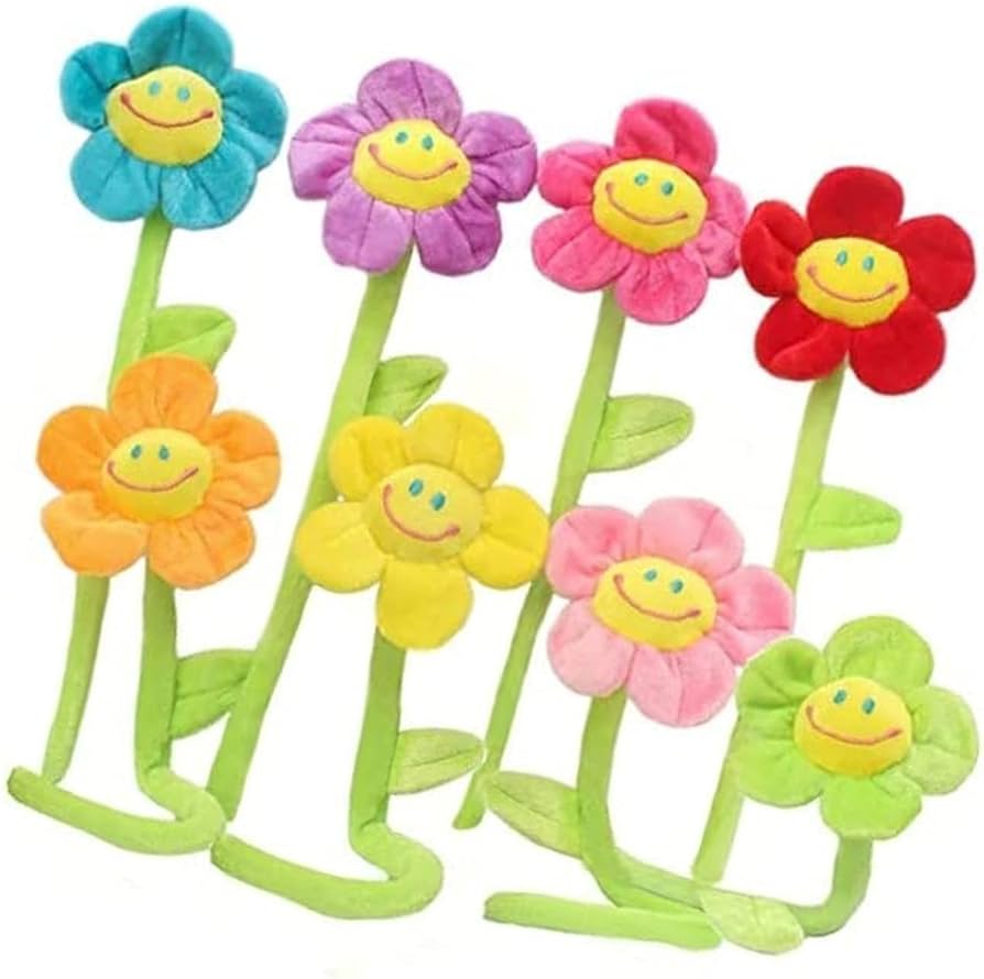 Amazon.co.jp: スマイルフラワー ぬいぐるみ花束 8本入 ブーケ 枯れ