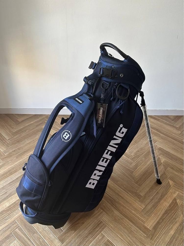 Amazon | CR-4#03 ネイビーNAVY BRIEFING GOLF スタンドキャディバッグ