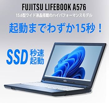 Amazon.co.jp: 富士通 ノートパソコン Fujitsu Lifebook A576