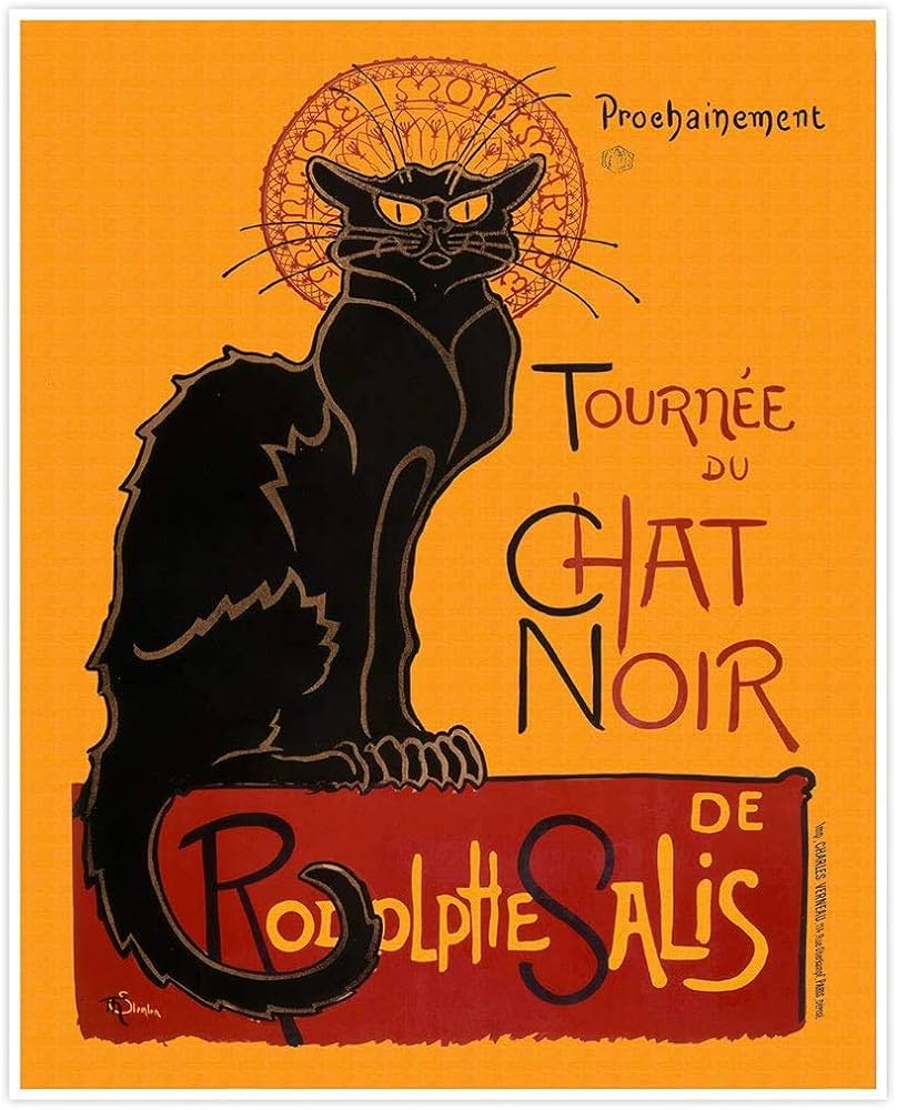 Amazon.co.jp: Tournee du Chat Noir - 黒猫 - テオフィル