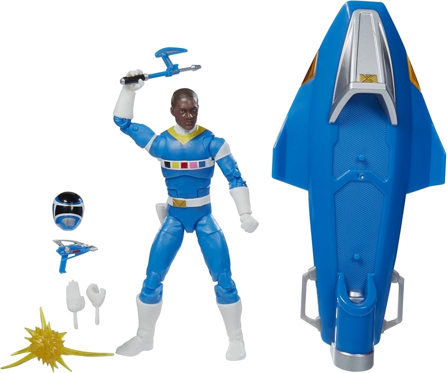 Amazon.com: Power Rangers Lightning Collection in Space Blue