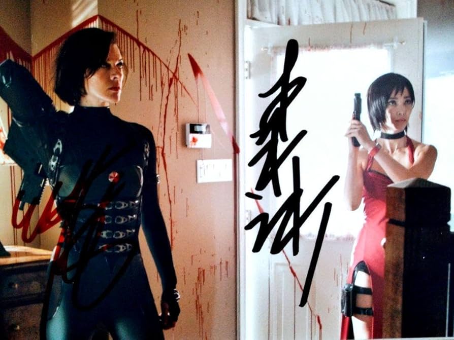 Amazon.co.jp: リービンビンとミラジョヴォヴィッチ直筆サイン入り2L