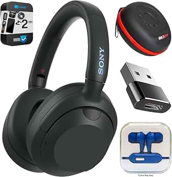 Amazon.com: Sony WHULT900N/B ULT WEAR Wireless Noise Canceling