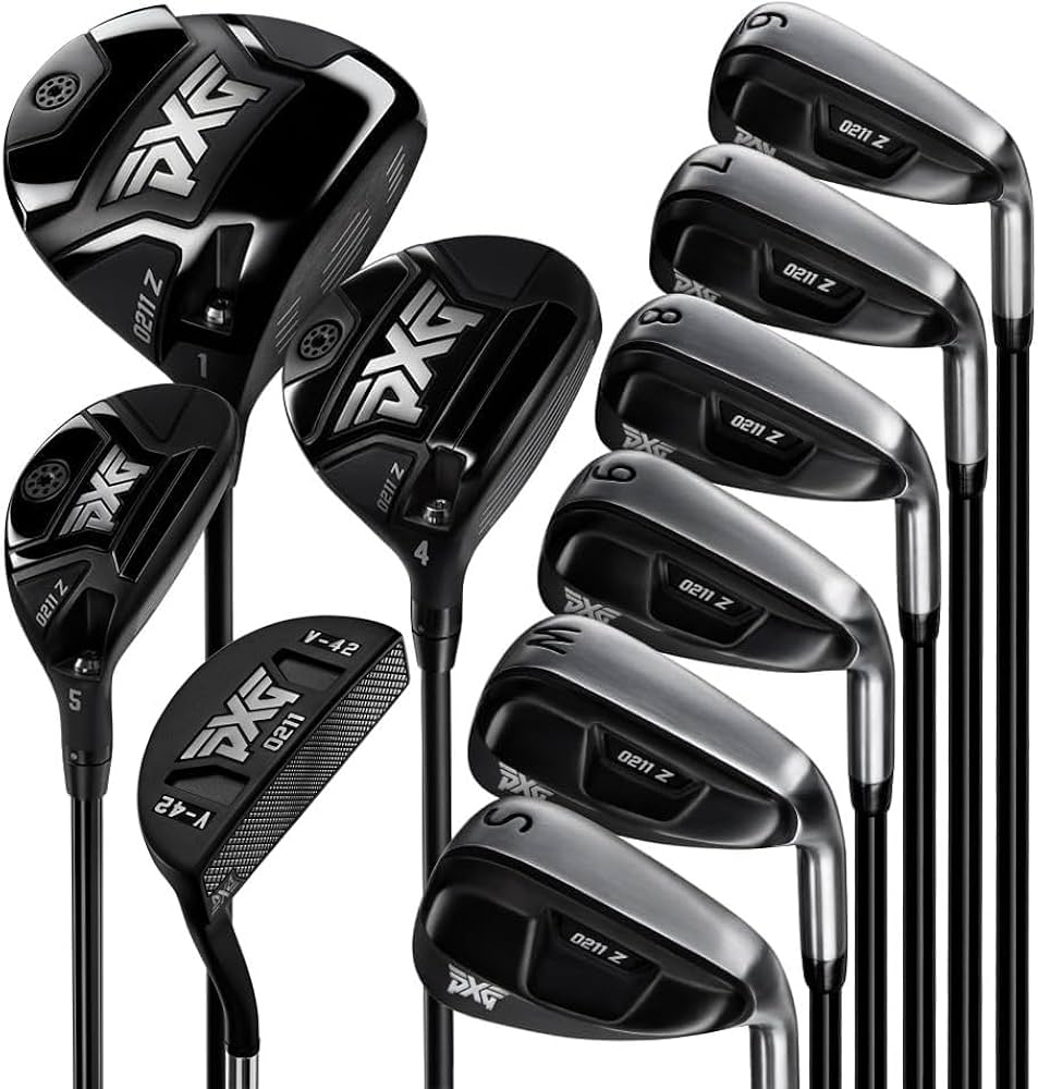 PXG 0211 Z Lucky 7 Set from 6 Iron Thru Pitching Wedge, Driver