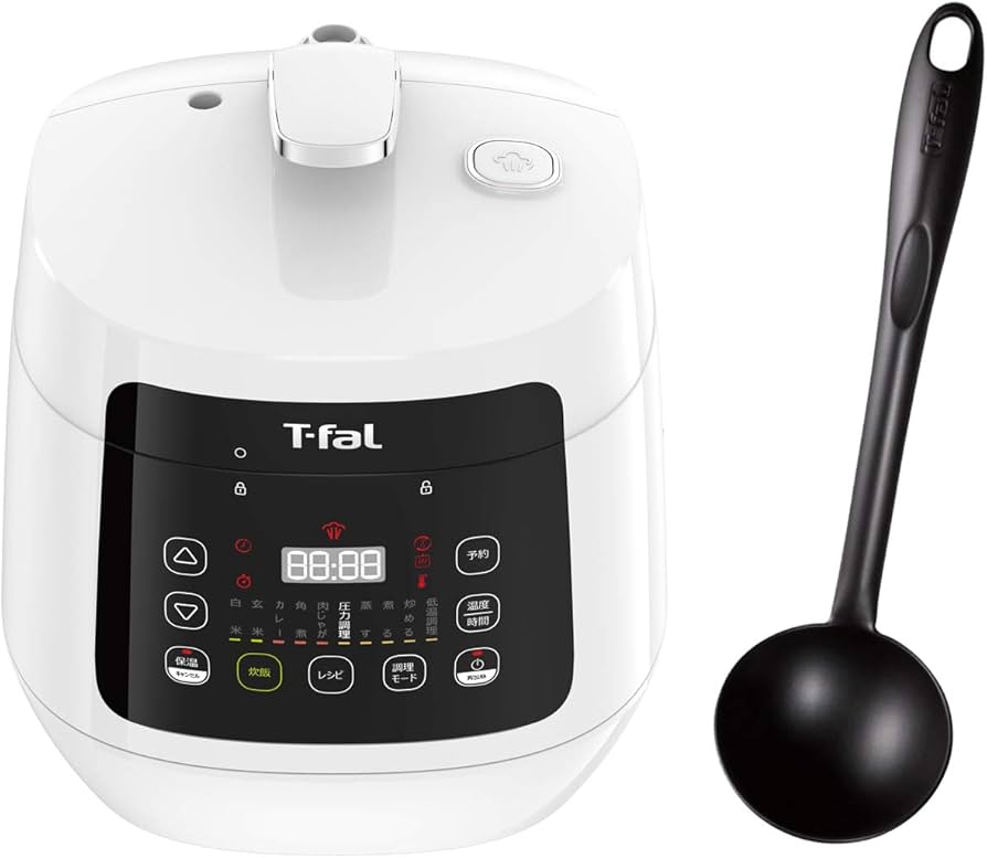 Amazon | ティファール 電気圧力鍋 圧力鍋 ラクラ・クッカー エピス
