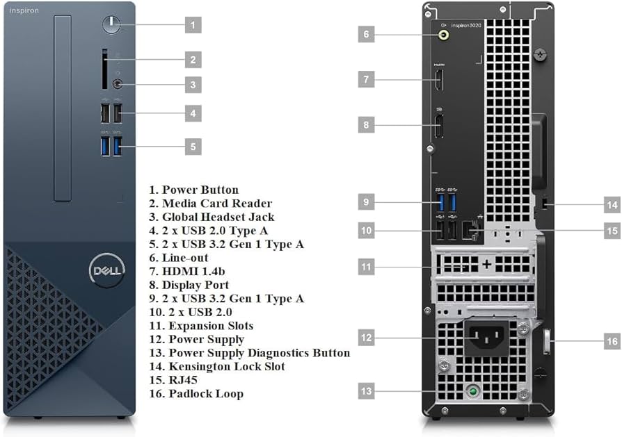 Amazon.com: DELL Inspiron 3020S Small Desktop, Intel i5-13400