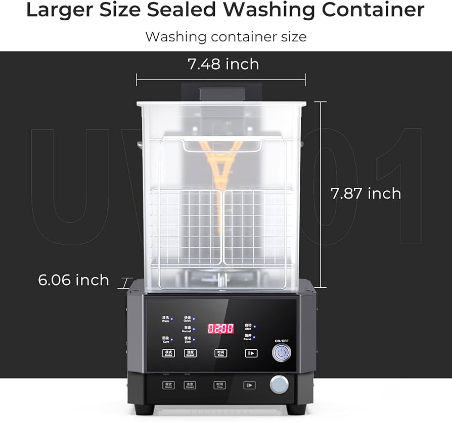 Amazon.co.jp: Creality（クリアリティ） 洗浄&硬化 UW-01 2イン1