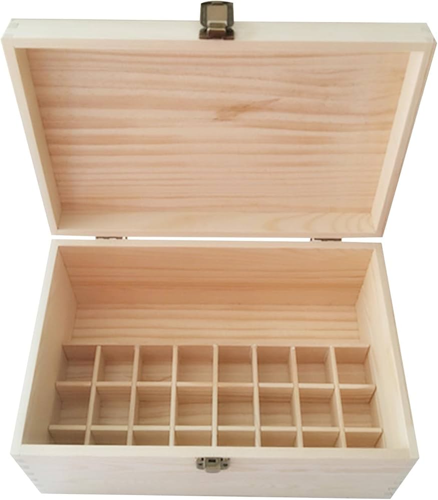 Amazon.co.jp: shopparadise エッセンシャルオイルボックス 天然木製