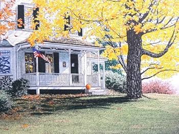 Amazon.co.jp: 真作キャロルコレット「SHADES OF AUTUMN」銅版画額装品